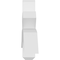 Ekena Millwork Alberta Architectural Grade PVC Gable Bracket, 96"W x 16"H x 4"D x 4"F, 4/12 Pitch GBP096X16X0404ALB00 - alternate 2
